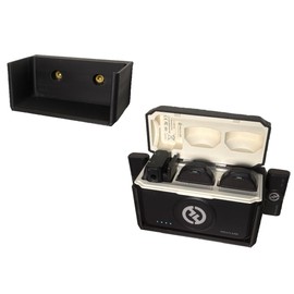 Wall Mount for Hollyland Lark M2, Holds Charging Case with USB-C and Lightning Receivers, Mountable Storage Solution, Streamer Gifts, Live Streaming Accessories, Made in Texas, 1 pc