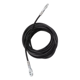 Gym Replacement Cable Heavy Duty Steel Wire Black Adjustable Length Fitness Pulley Cable for Gyms for Studios (5m / 16.4ft)