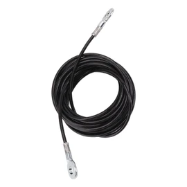Gym Replacement Cable Heavy Duty Steel Wire Black Adjustable Length Fitness Pulley Cable for Gyms for Studios (5m / 16.4ft)