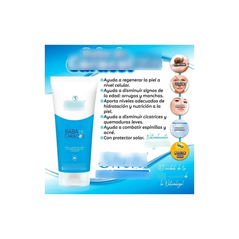 Rutina Facial Tónico+suero+ Crema Baba De Caracol Shelonabel