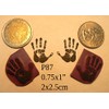P87 Hand Prints Rubber Stamps