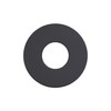 LANZZAS Pelletrohr Wall Rosette with 70 mm Rim for Diameter