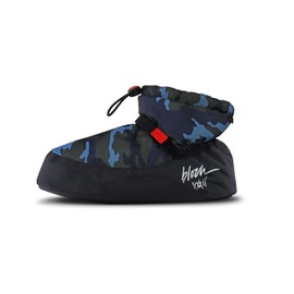 Bloch Ankle Warm Up Boot, Stivaletto Donna, Motivo Mimetico Blu, Small