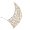 Lux Accessories Gold Tone Faux Rhinestone Devil Horn Costume Cat