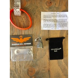 GUARDIAN BELL DONT TREAD ON ME COMPLETE MOTORCYCLE KIT W/ HANGER & WRISTBAND