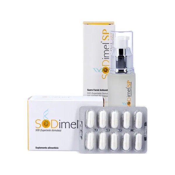 Sodimel Kit Suero 30 g + 60 Cápsulas Antioxidantes SOD