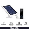 Wasserstein Weatherproof Solar Panel Compatible with eufy Doorbell (Security Wi-Fi