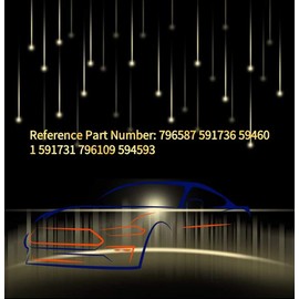 YunStal 796587 Carburador para 19.5 HP Motor Craftsman Cortacésped Tractor 19HP Intek Single Cylinder OHV Motor Nikki Carb Reemplaza 591736 594601 591731 796109 594593