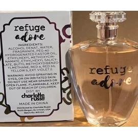Fresh Charlotte Russe Refuge Adore Perfume 3.4 Oz/ 100ml New Large Fresh Scent