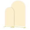 2-Piece Arch Cover for Wedding, Arch Spandex Fitted Covers 6FT