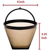 GoldTone - Filtro de café de cono reutilizable número 2,