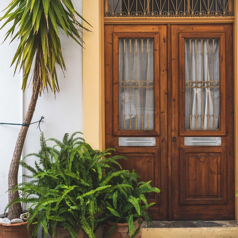 Sliding Door Handle,Fire Door Push Plate and Pull Handle,11.8x3.1inch Stainless