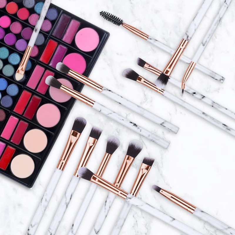 Eye Makeup Brushes Set DUAIU 16Pcs Eyeshadow brushes Premium Synthetic