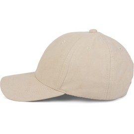 styleBREAKER 6 Panel Cap in Suede Look, Suede Look, Baseball Cap, Adjustable, Unisex 04023049, cream