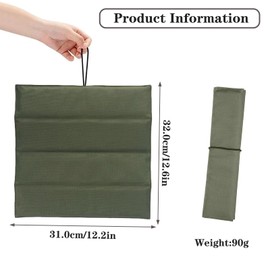 Fine jade2 Outdoor Seat Cushion, Wear-Resistant, Durable Seat Pad, Backpack, Maximum Protection Against Cold, Moisture and Dirt Seat Cushion, Foldable for Camping, Hiking, Stadium and On the Go