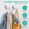 PATIKIL Swivel Wall Hooks Foldable Towel Hook Clothes Hanger Wall