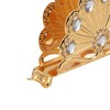 Golden Metal Napkin Holder Exquisite Light Luxury European Style Zinc
