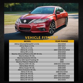 DWVO Radiator Compatible with 2007-2018 Altima 2.5L L4 2009-2023 Altima Maxima 3.5L V6 DWRD1038