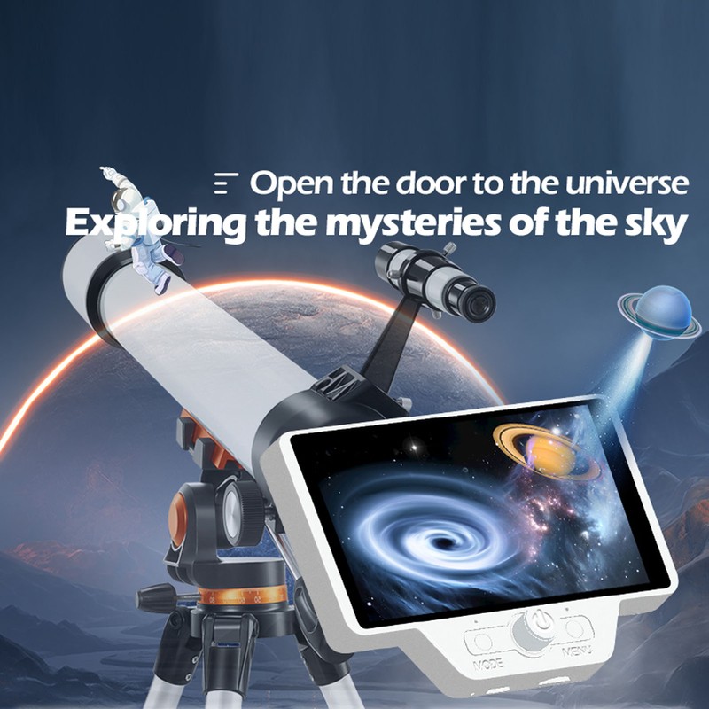 Telescope Electronic Eyepiece 5in HD Display CMOS Electronic Digital Telescope