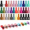 JODSONE 36 PCS Gel Nail Polish Set-32 Colors Gel Nail