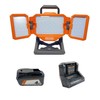 RIDGID 18V Hybrid Panel Light Kit with Battery and Charger