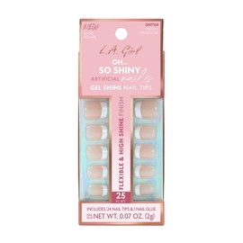 L.A. Girl Oh So Shiny Nail Tips, Modern French Tip GNT155