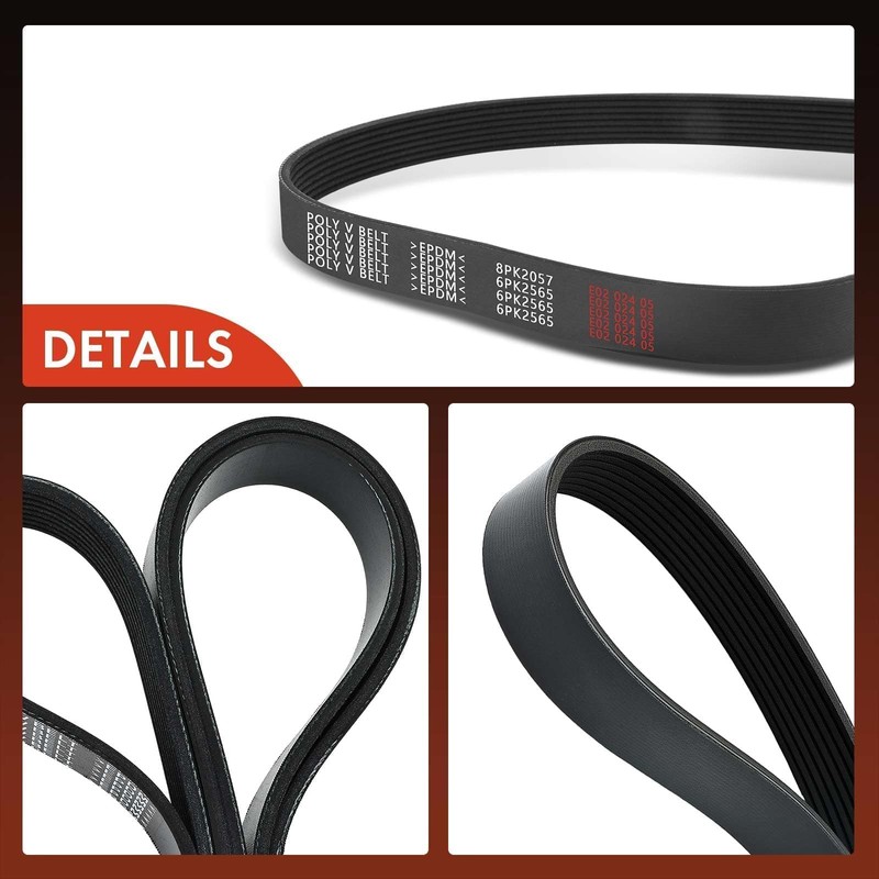 A-Premium Heavy-Duty Serpentine Belt Compatible with 1994-2002 Dodge Ram 2500
