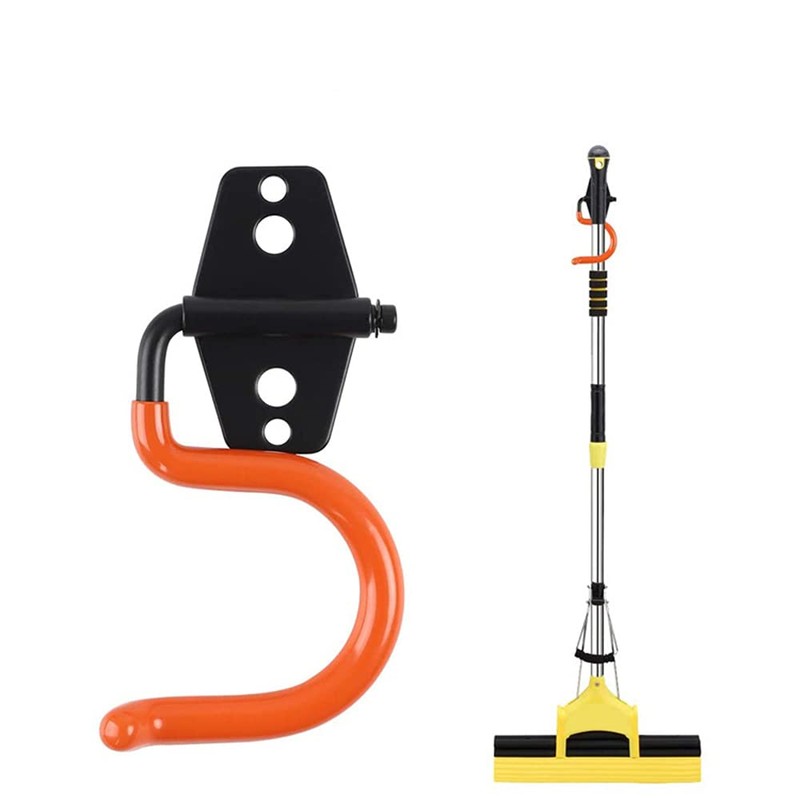 Intpro Broom mop Holder Wall Mount 8pack Broom Hooks Hanger