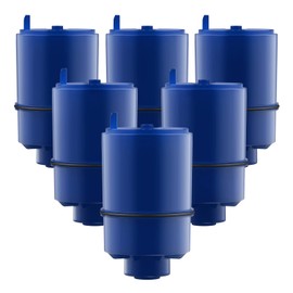 GLACIER FRESH NSF Certified Water Filter - Compatible with PUR® Filters RF9999® and RF-3375 - Replacement Faucet for All PUR® Systems - 6 Pack