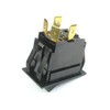 Op Rocker Switch - 7/8" x 1-1/2" DPST, 0808-116K, 4-Pin,
