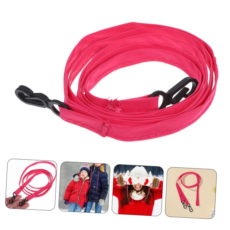 SEWACC 2pcs Mitten Clips Lanyard for Glove Holders Neck Strap