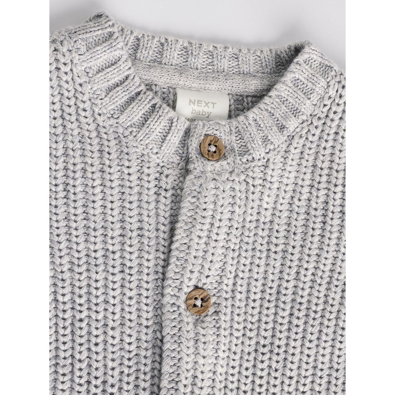 NEXT Baby Cardigan, Grey Born in 2025