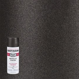 Rust-Oleum 7713830 Stops Rust Bright Coat Metallic Spray Paint, 11 Oz, Dark Bronze