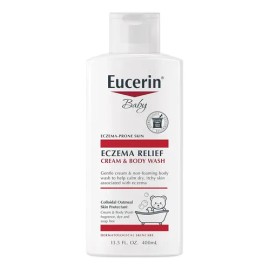 Eucerin Baby Eczema Piel Sensible 2en1 Crema & Gel Baño