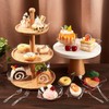 HEHIPLE 200 Pcs Mini Appetizer Plates with Spoons and Forks,