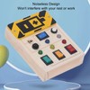 Light Up Sensory Board Noiseless Educational Portable Wooden LED Light