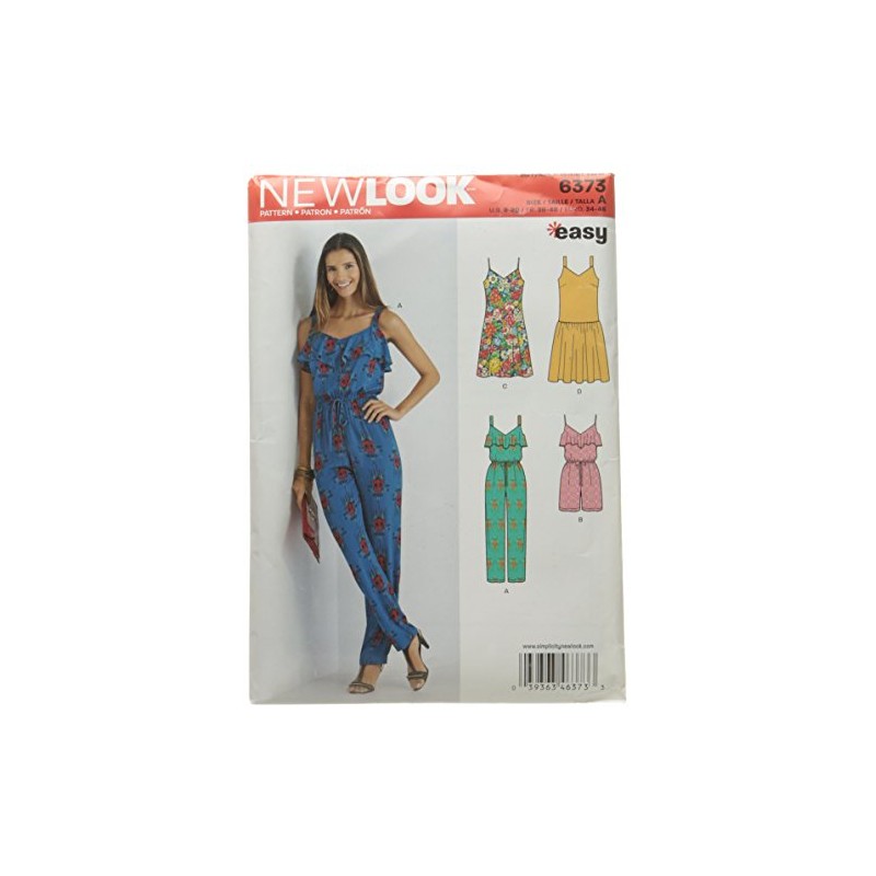 New Look 6373 Size A Misses' Jumpsuit or Romper and