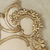 Floressa Ivory Gold Metallic Wall Sconce Pair