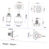 SAFIGLE 3pcs Line Group Guitar Wiring Kit Volume Tone Pots