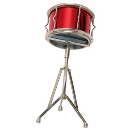 Miniature Snare Drum Dollhouse Musical Instruments Model, Realistic Appearance, Delicate Texture, Gift