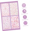 Baluue 4sets Easy Apply Nail Stickers Cherry Flower Nail Art