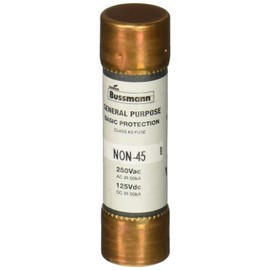 Bussmann Bussman NON-45 Buss One Time Fuse, Pack of 1, No Color