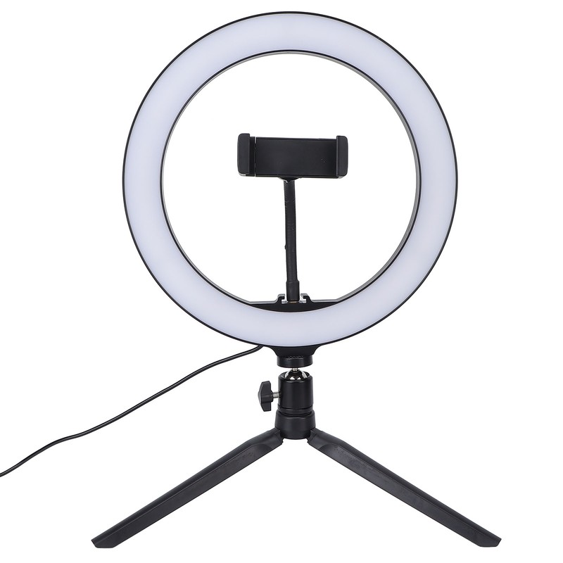 10 Inch Circle Fill Light Bright Dimmable LED Cellphone Round