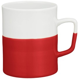 波佐見焼 「 essence(エッセンス) 」 ディップ マグカップ F (中サイズ) レッド 43518