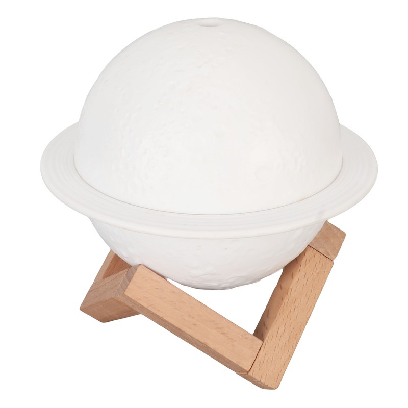 Mini Planet Humidifier LED Moon Lamp Diffuser Rechargeable Planetary USB