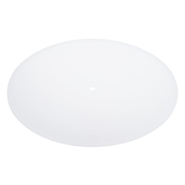 PATIKIL Lampshade Diffuser, 12.5" Diameter with 3/8" Center Hole Round Diffuser for Drum Lampshades Pendants Light Fits 13-15" Openings, Frosted White