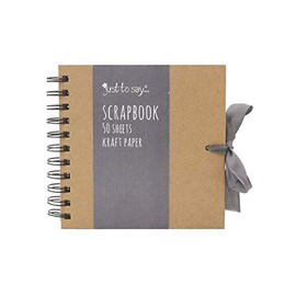 Classic Design Kraft Paper Scrap Book 3 Sizes - Small Medium Large Memories Book