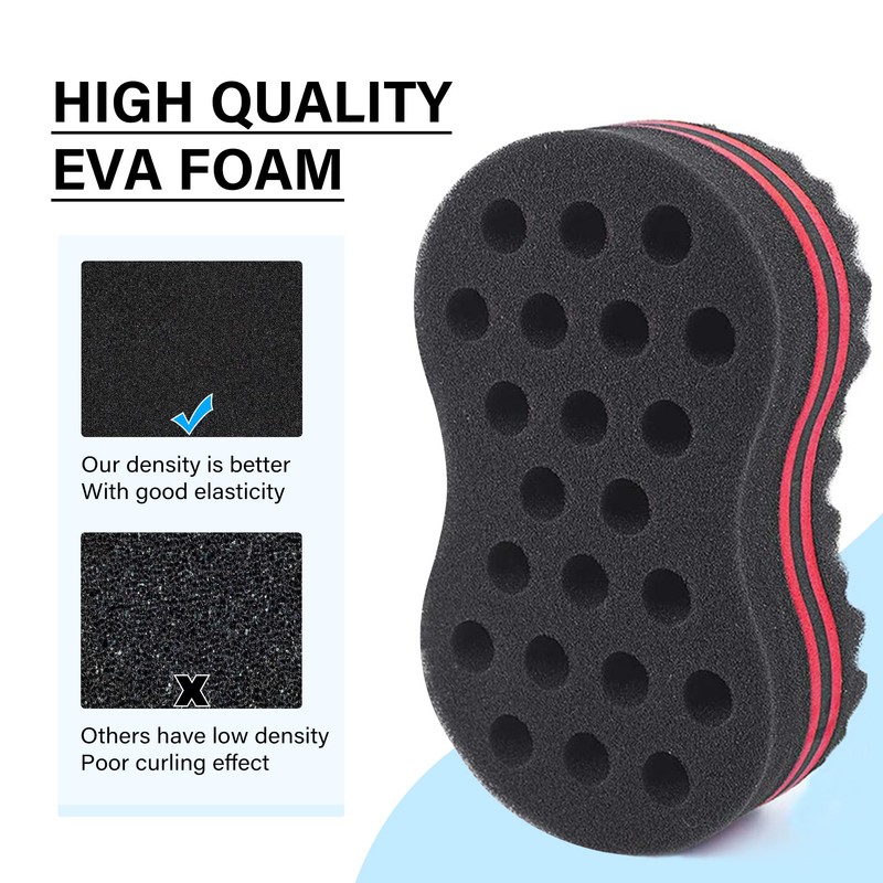 FIABC Big Holes & Big Size Barber Hair Brush Sponge