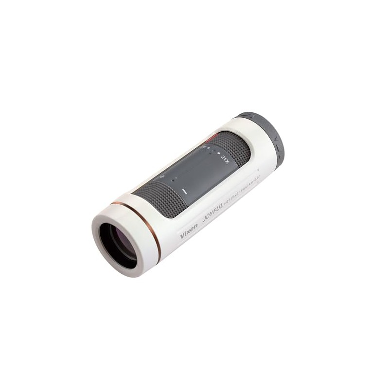 Vixen 11487 Joyful Monocular HZ7-21x21 Pearl White Monocular