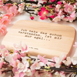 Mr. & Mrs. Panda Breakfast Board Ich Habe das Schon. - Gift, Friend, Wooden Chopping Board, Funny, Quotes, Breakfast Boards, Sayings, Mum, Chopping Board, Wisdoms, Children